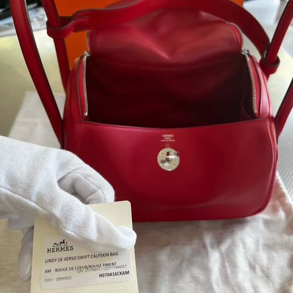 Brand New In Box Hermes Lindy size 26 - Picture 6 of 11